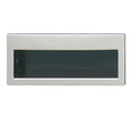 Flush Handle Studio Finish: Outer: Nickel plated mattInner: Black matt Dimensions: 86 x 37 mm Note: Please order screws separately:022.35.225: 22mm Screws for use with all Häfele handles where panel thickness is 16 - 18mm022.35.387: 38mm Screws for use wi