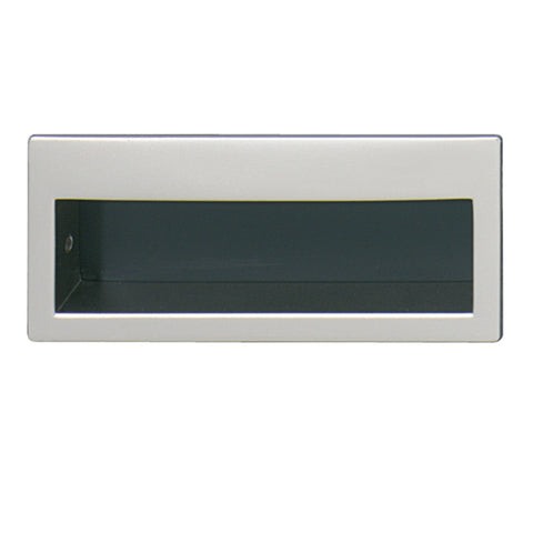 Häfele Flush Handle Studio in nickel plated matt with black inner