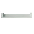 Flush Handle Studio Finish: Silver coloured matt Hole centres: 128 mm Dimensions: 138 x 30 mm Note: Please order screws separately:022.35.225: 22mm Screws for use with all Häfele handles where panel thickness is 16 - 18mm022.35.387: 38mm Screws for use wi