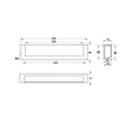 Flush Handle Studio Finish: Silver coloured matt Hole centres: 128 mm Dimensions: 138 x 30 mm Note: Please order screws separately:022.35.225: 22mm Screws for use with all Häfele handles where panel thickness is 16 - 18mm022.35.387: 38mm Screws for use wi