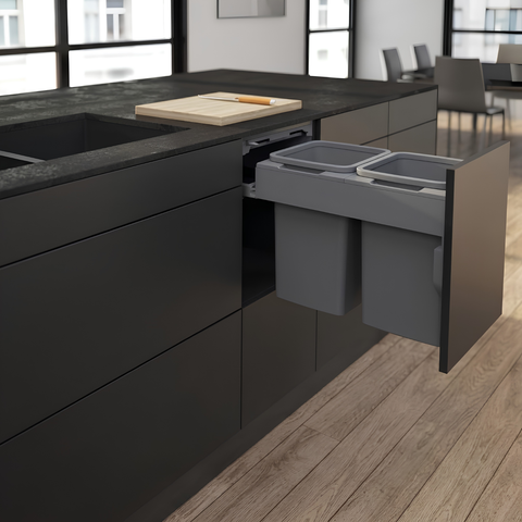 Concelo Pull-Out Bin System | 2 × 13 L – 2 × 35 L
