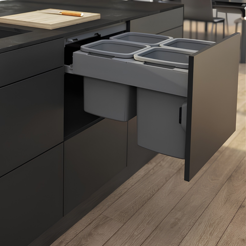 Concelo Pull-Out Bin System | 2 × 13 L – 2 × 35 L