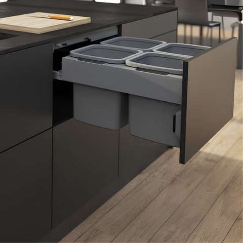 Concelo Pull-Out Bin System | 2 × 13 L – 2 × 35 L