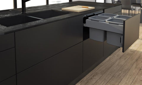 Concelo Pull-Out Bin System | 2 × 13 L – 2 × 35 L