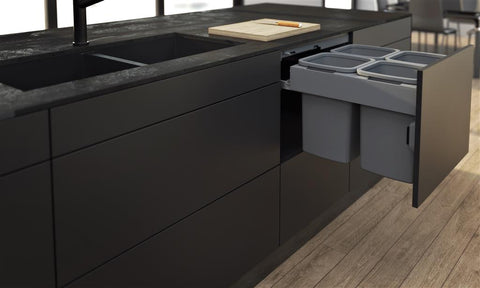 Concelo Pull-Out Bin System | 2 × 13 L – 2 × 35 L
