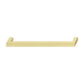 Studio Furniture Handle | 4 Finishes | 7 Sizes Material: Zinc-alloy Finish: Chrome-plated, polishedChrome-plated, mattBlack, mattBrass, brushed Hole Centres: 96 mm128 mm160 mm192 mm224 mm320 mm Dimensions: 105 x 28 mm137 x 28 mm169 x 28 mm201 x 28 mm233 x