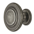 Antique Knob Studio Finish: Antique ironAntique brassAntique pewterBlack mattNickel-plated brushed Dimensions: 34 x 25 mm Note: Please order screws separately:022.35.225: 22mm Screws for use with all Häfele handles where panel thickness is 16 - 18mm022.35