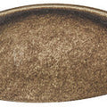 Antique Handle Studio Finish: Iron usedAntique brassAntique pewter mattNickel-plated brushedBlack matt Hole centres: 64 mm Dimensions: 104 x 25 mm Note: Please order screws separately:022.35.225: 22mm Screws for use with all Häfele handles where panel thi