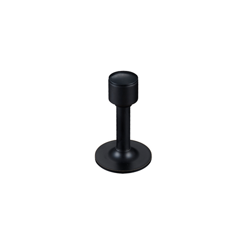 Pillar Solid Brass Door Stop | Black S - M