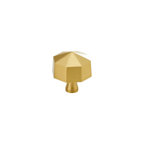 Ronald Solid Brass Knob | Gold S - M