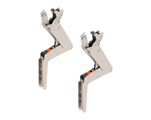 Blum AVENTOS HS Top Up & Over Symmetrical Lever Arm Set. Compatible With SERVO-DRIVE. Cabinet Height: 350 - 800mm. 22S3500