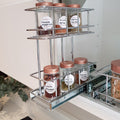 Bottle & Pull Out Spice Rack (shallow depths)