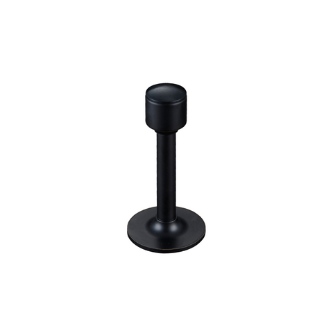 Pillar Solid Brass Door Stop | Black S - M