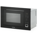 Hafele 25L Integrated Convention Microwave Touch Control Features: 25 Litre capacityFrameless black glassWhite LED display with touch controlsDefrost by weight and timeStainless steel cavity10 Pre-set food typesChild lockTimer900W Microwave power1100W Gri