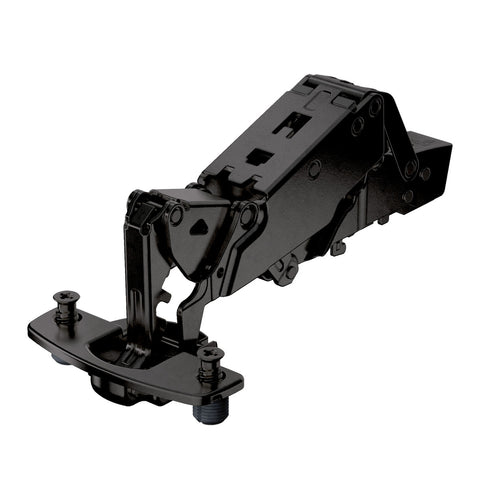 Hettich Sensys 165° Hinge – Obsidian Black, Full Overlay, Expanding Sockets FLASH | 9091789