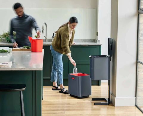 Totem Max 60L Grey Waste & Recycling Bin Starter Set