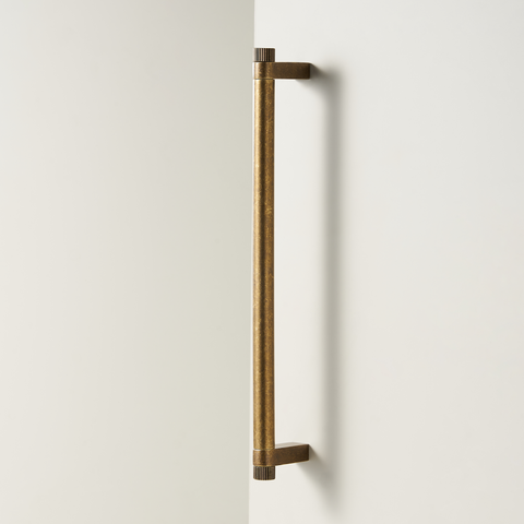 Linus Solid Brass Handle | Grinded Bronze S-L