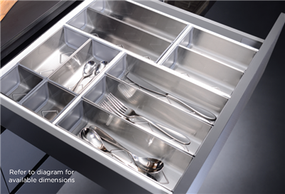 Krome Stainless Steel Cutlery Insert 473D