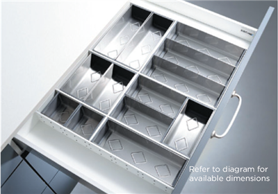 Krome Stainless Steel Cutlery Insert 473D