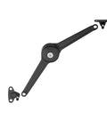 Hafele Duo Forte Flap Fitting Black