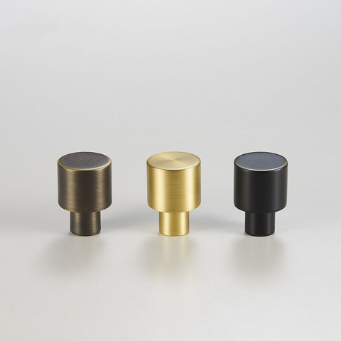 Dylan Solid Brass Knob | Black