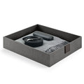 Night Storage Tray - 410mm x 150mm x 50 mm External Dimensions (W x D x H): 410mm x 150mm x 50 mm Finish: Elephant GreyTaupe NOTE: Available 4-6 weeks from order placement. Hafele