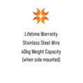 Double Pull Out Plate Rack (Stainless Steel Wire)