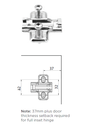 Indaux 131sc Mount Plate