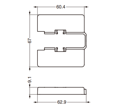 Hinge Mount Plate Cover J95zc