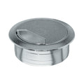 Cable Management: Spring Loaded Top Type: Two-piece, circularWith spring loaded, swiveling section in cover Function: In order to pull cable (with plug) through, the cover can be removed and then clipped back into the outer ring Material: Plastic Cable cu