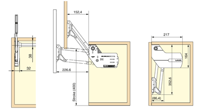 Swing Lift-Upstay Bar