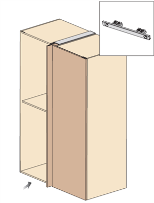 Salice Exedra Double Door Connector Kit