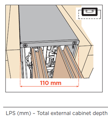 Salice Exedra Double Door Connector Kit