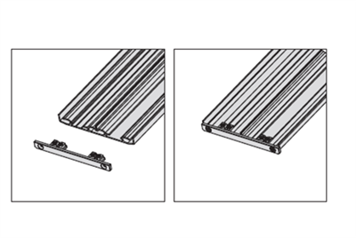 Salice Exedra Double Door Connector Kit