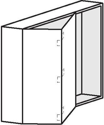 Indaux Nylon Folding Door Hinge