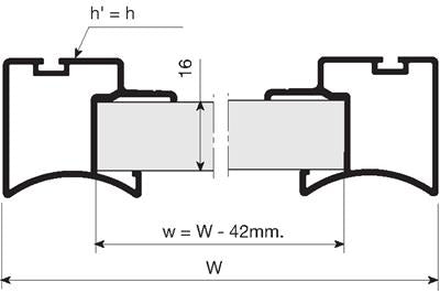 Indaux Junior-6 5.2m 16mm Handle Profile Indamatic