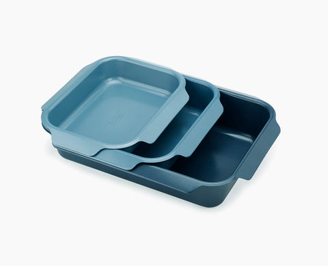 Nest™ Oven Non-stick 3-piece Blue Roasting Tray Set