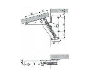 Spring Lift-Up Hinge