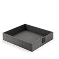 Night Storage Tray - 410mm x 150mm x 50 mm External Dimensions (W x D x H): 410mm x 150mm x 50 mm Finish: Elephant GreyTaupe NOTE: Available 4-6 weeks from order placement. Hafele