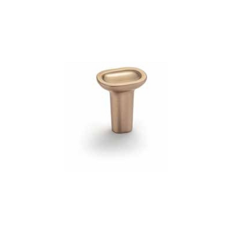 Häfele Textured Cabinetry Knob in gold coloured brushed