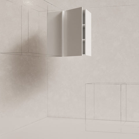Overhead Cabinet – Tall – Adjustable Corner