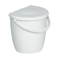 Lunar Single waste bin, 11 litres Material: Plastic Finish: White For carcase width: 400 mm Mounting: Screw fixing to cupboard door with drawstring to side panel Support: User Manual/Installation Instructions Hafele