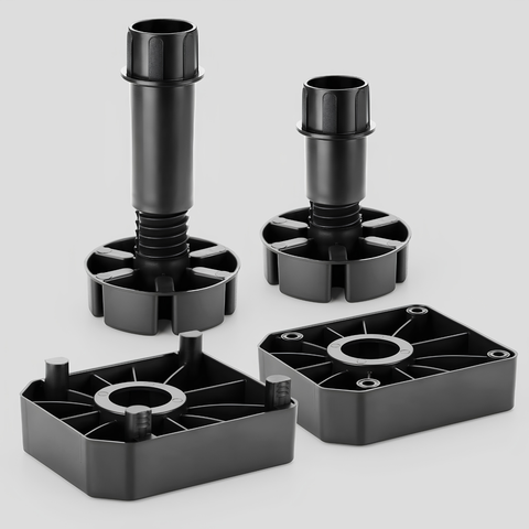 Cabinet Leg Feet | 90–130mm / 125–170mm