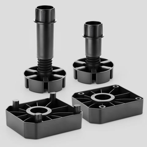 Cabinet Leg Feet | 90–130mm / 125–170mm