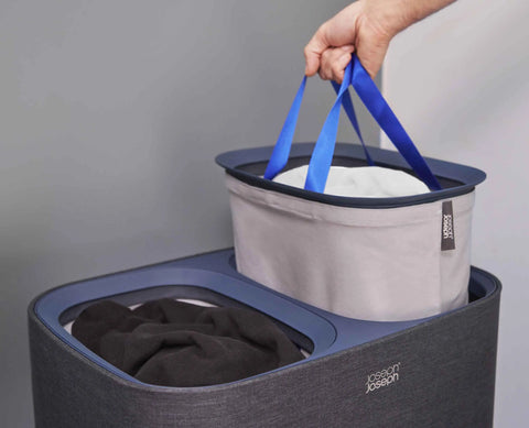 Tota 90L Black Laundry Separation Basket