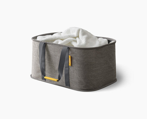 Hold-All™ Grey Collapsible 35L Laundry Basket