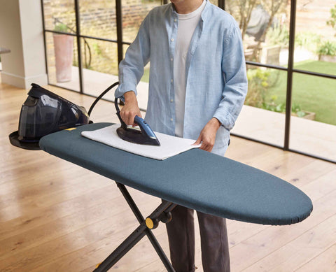 Glide Max Plus 135cm Blue Easy-store Ironing Board with Advanced Cover