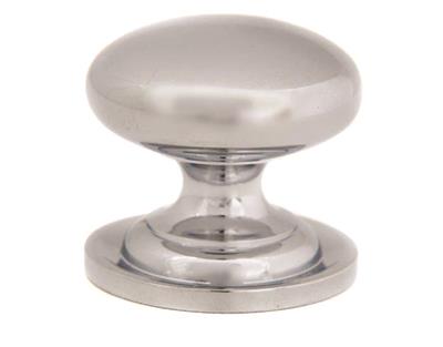Krome Solid Brass Mushroom Knob