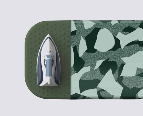 Glide 130cm Green Easy-store Ironing Board
