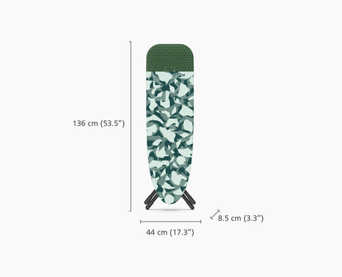 Glide 130cm Green Easy-store Ironing Board